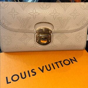 Louis Vuitton Leather Long Wallet